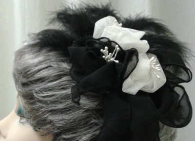 Hiuskoriste höyhenillä